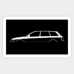 Audi A4 Avant (B5) Silhouette Sticker